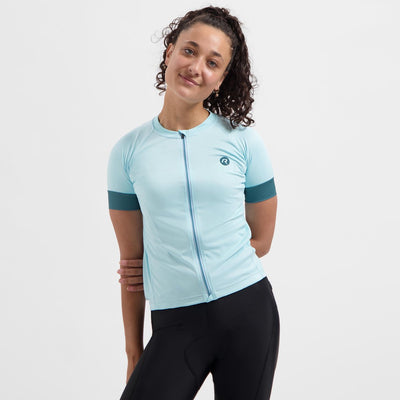 Rogelli Modesta Radtrikot Damen – Kurzarm – Hellblau – XXL