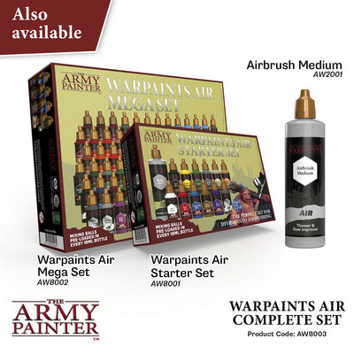 Das Army Painter Warpaints Air Komplettset – 126 Farben – 18 ml – AW8003