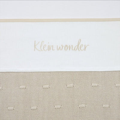 Meyco Baby-Kleinwunder-Bettlaken – weicher Sand – 75 x 100 cm – 0,3 Tog