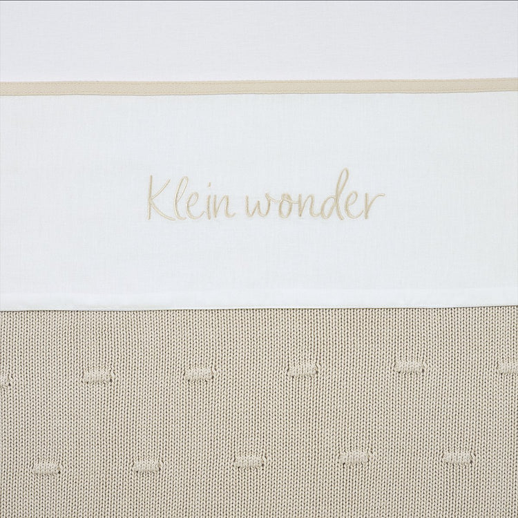 Meyco Baby-Kleinwunder-Bettlaken – weicher Sand – 75 x 100 cm – 0,3 Tog