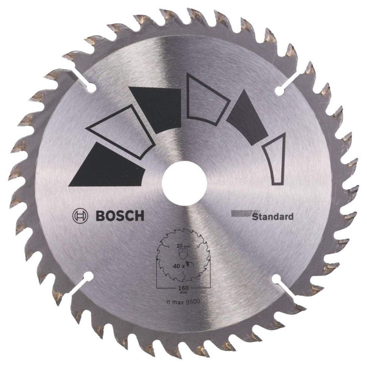 Bosch Zubehör Kreissägeblatt Basic 160x22x20 16,t40 - 2609256811