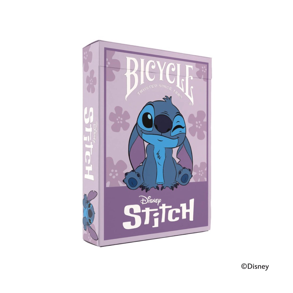 Bicycle® Disney Stitch Purple – Premium-Spielkarten – offiziell lizenziert – einzigartige Designs