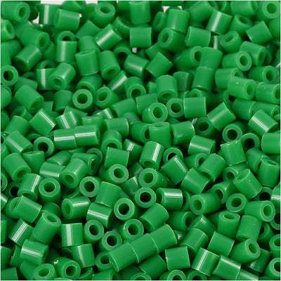 Nabbi Fotoperlen, Größe 5x5 mm, Lochgröße 2,5 mm, mittel, grün (16), 6000 Stück 1 Box