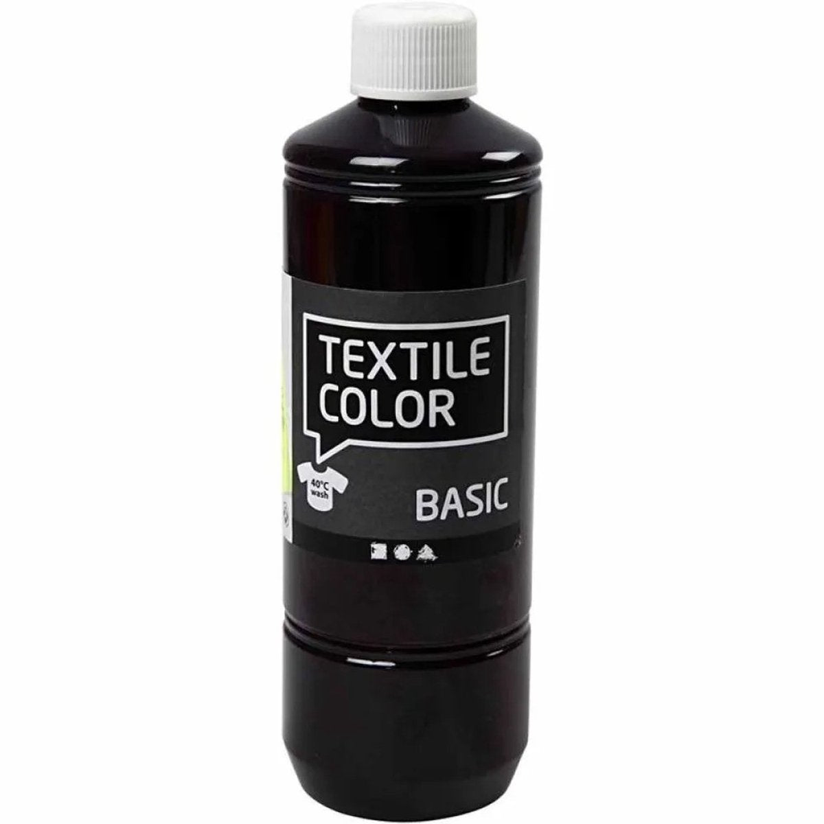 Kreativfirma Textilfarbe halbbedeckte Textilfarbe Rot Purple, 500 ml