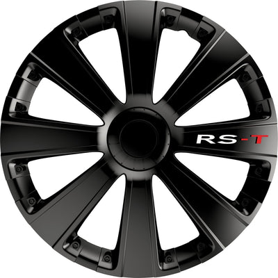 Carpoint Autostyle Radkappen 15 Zoll RS-T schwarz - ABS