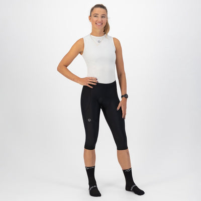 Rogelli Core Dreiviertel-Radhose Damen – Schwarz – XS
