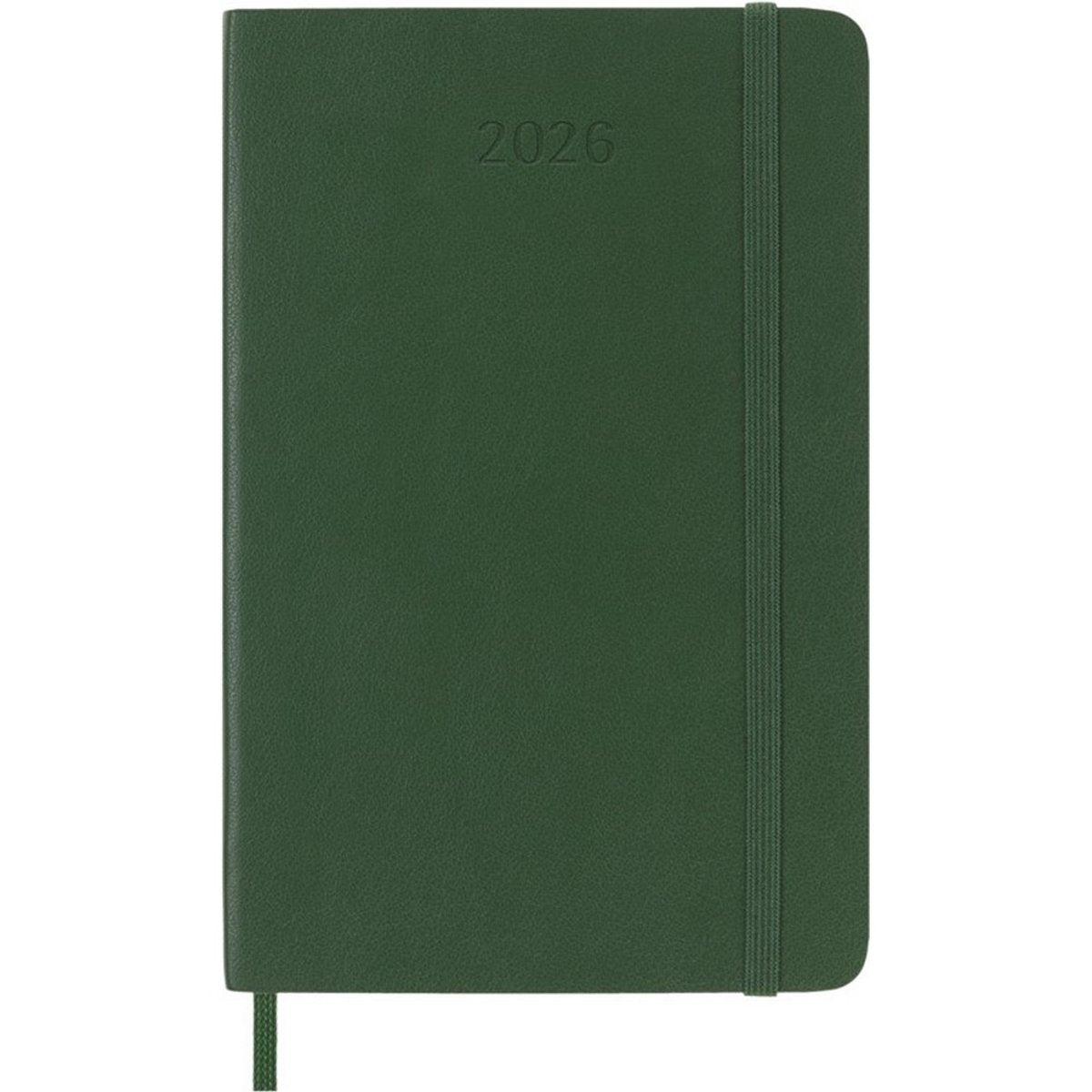 Moleskine 12-Monats-Tagebuch – 2026 – wöchentlich – Tasche – Softcover – Myrtengrün