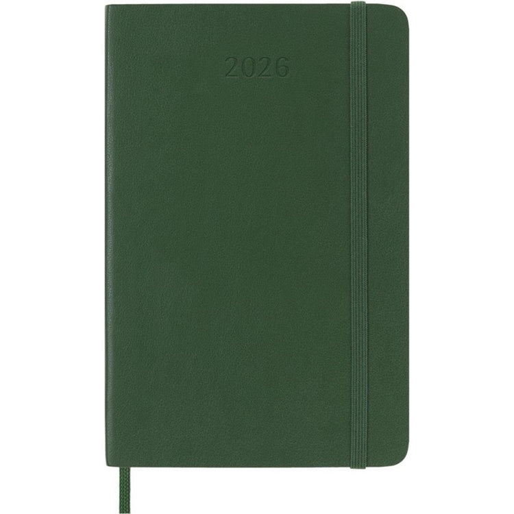 Moleskine 12-Monats-Tagebuch – 2026 – wöchentlich – Tasche – Softcover – Myrtengrün