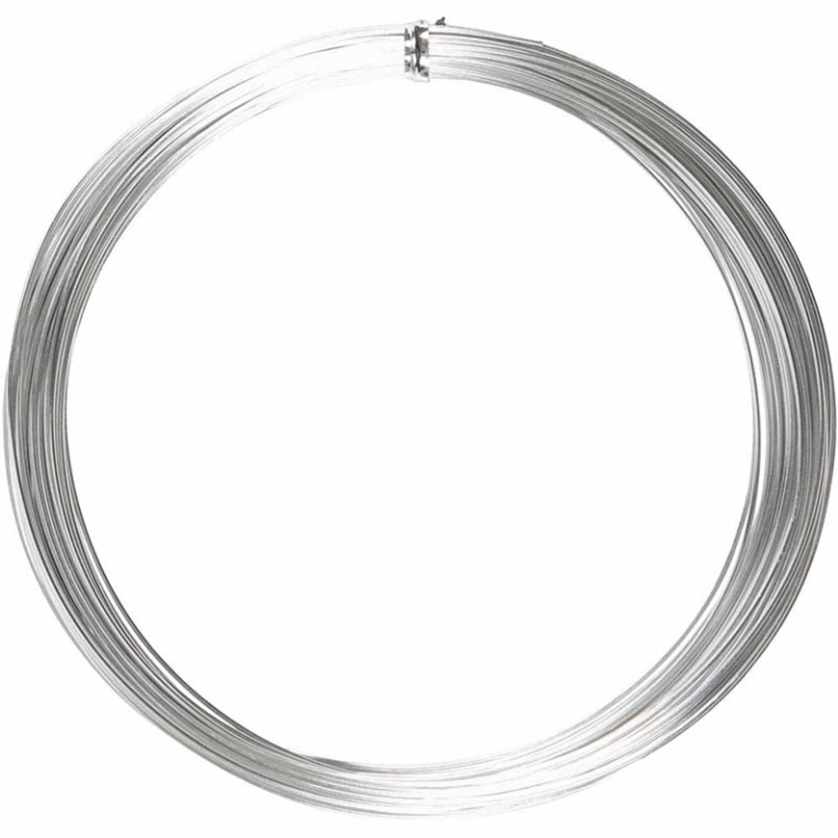 Creativ Company Aludraht, rund, Stärke 1 mm, silber, 16 m 1 Rolle