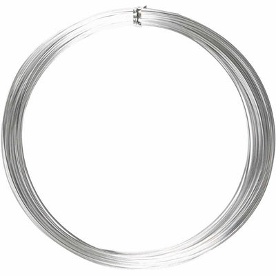 Creativ Company Aludraht, rund, Stärke 1 mm, silber, 16 m 1 Rolle
