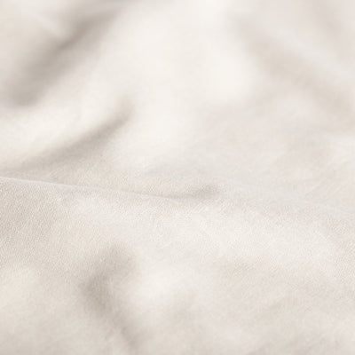 Cinderella – Weekend – Topper-Spannbettlaken mit Schlitz – 200 x 220 cm – bis 15 cm Matratzenhöhe – 100 % Baumwolle – Elfenbein