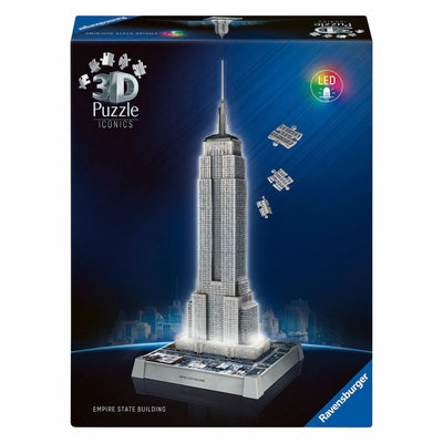 Ravensburger 3D-Puzzle Icons Empire State Building – mit Licht – 241.