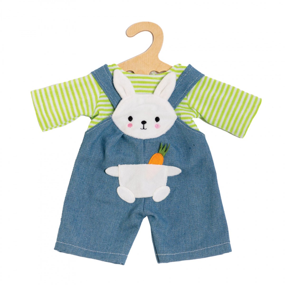 Dollshosen mit gestreiften Hemdhasen Lou, 35-45 cm