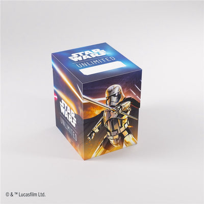 Gamegenic Star Wars Unlimited Soft Crate Captain Phasma Stormtrooper – Deckbox – Tokenbox – für Star Wars Unlimited –