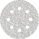 Wolfcraft - Schleifpapier 125 mm Körnung 40 - 25 Stück - für Exzenterschleifer - 1150100