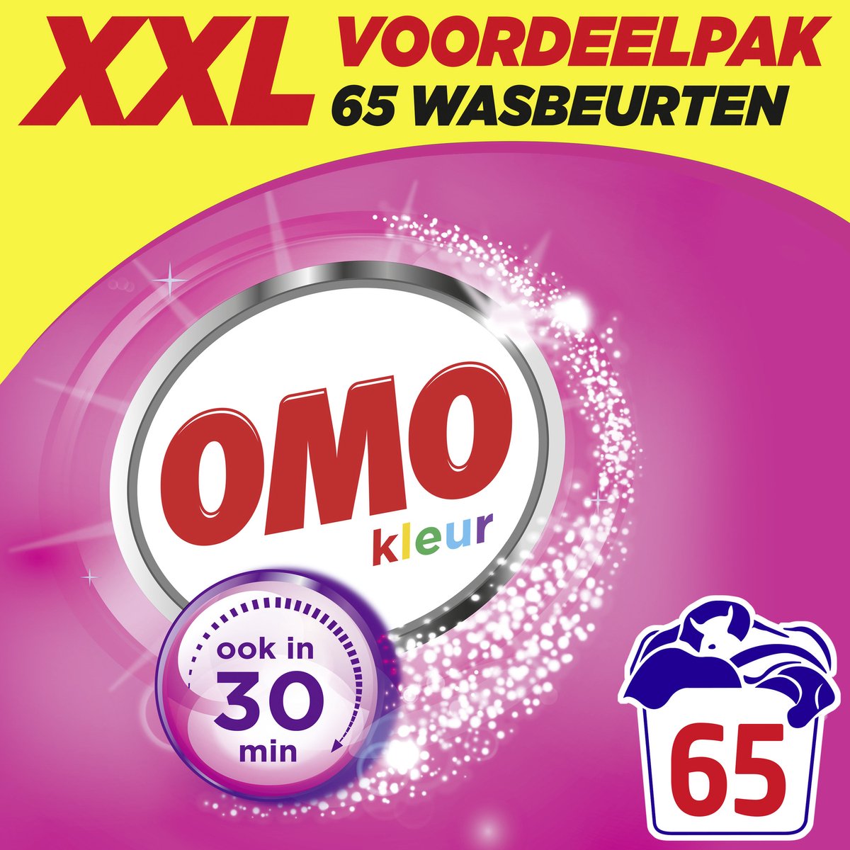 Omo xxl Waschpulver – Farbe – 65 Wäschen
