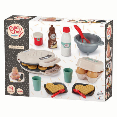 Ecoiffier 100 % Chef Waffeleisen - 19 Stk.