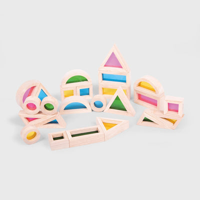 Tickit® 24 Regenbogenholzblöcke