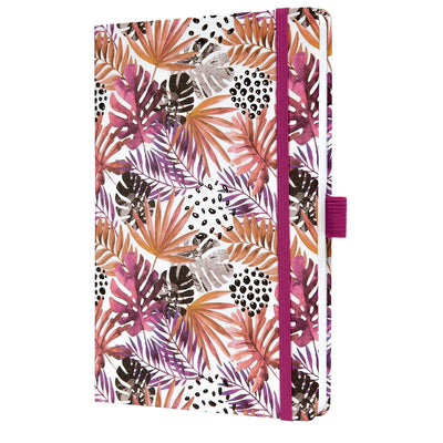 Sigel Notizbuch A5 – Jolie – Hardcover – 174 Seiten – 80 Gramm – Linie – Apricot Jungle Fever – Si-JN355