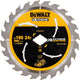 Dewalt Zubehör Extreme Runtime Kreissägeblatt für DCS577 190 mm 24 Zähne (rautenförmige Bohrung) – dt40270-qz