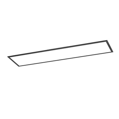 Eglo connect.z eglo moradillo LED-Panel – 119,5 x 29,5 cm – schwarz – einstellbares weißes Licht (warmes, neutrales und Tageslicht)