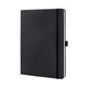 Sigel – Notizbuch – Tablet-Format – Conceptum Pure – Schwarz – Hardcover – Linie – si-co118