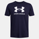 Under Armour UA Sportstyle Logo Update SS-Blu Herren-Sportshirt – Academy – Weiß