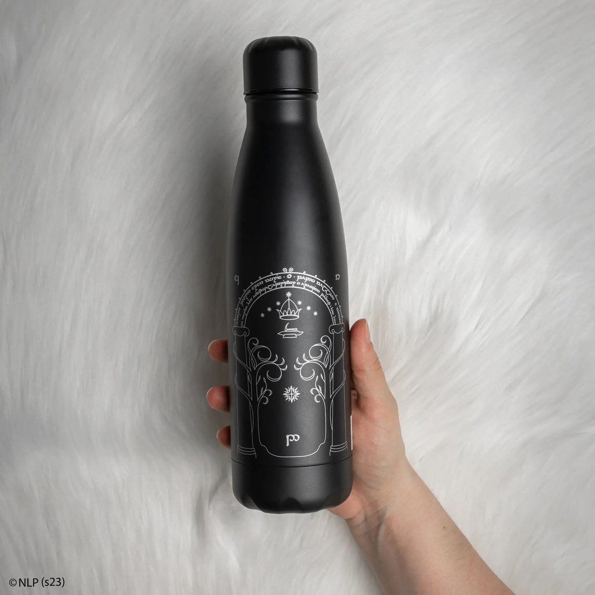 Cinereplicas Herr der Ringe Metallwasserflasche Tor von Moria