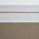 Meyco Babybettlaken mit Paspelierung – Taupe – 75 x 100 cm – 0,3 Tog