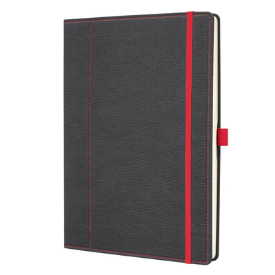 Sigel Notizbuch – Conceptum – A4 – 194 Seiten – 80 Gramm – Punkte – graurot – si-co694