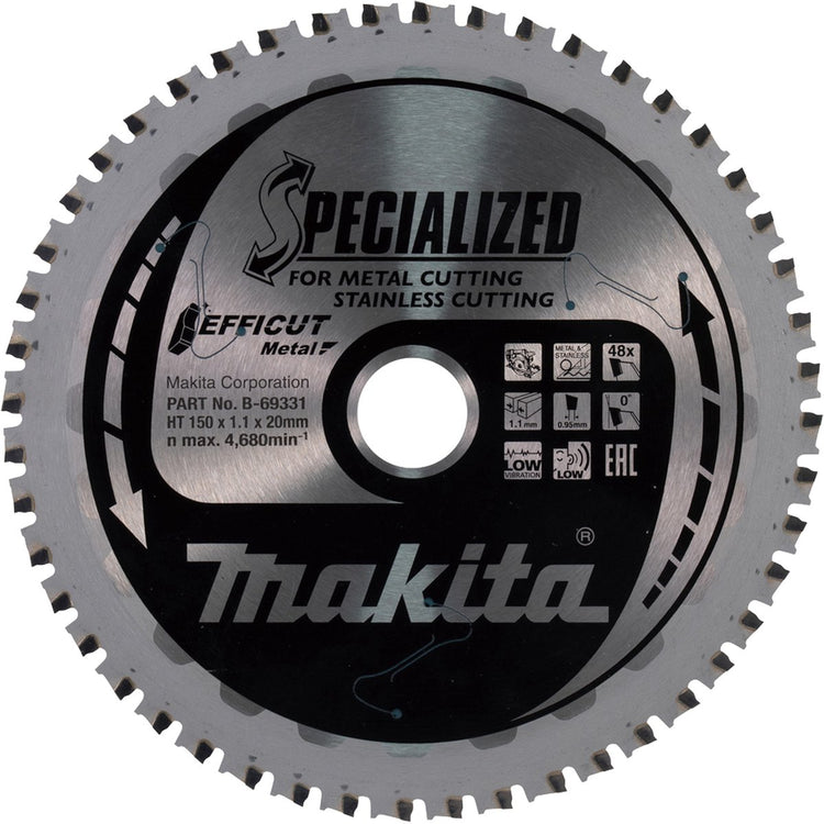 Makita Zubehör Kreissägeblatt | Edelstahl - B-69331