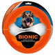 Bionisches Apportierspielzeug, Wurf- und Zerr-Turbo, 23 x 22,5 x 1,5 cm, orange