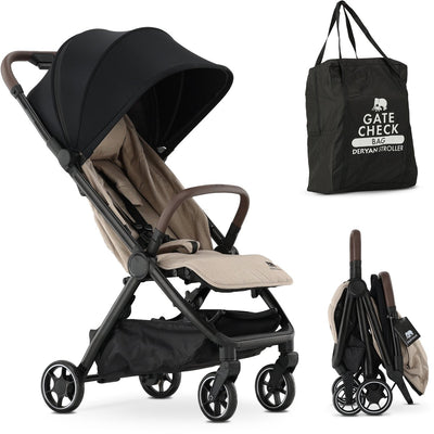 Deryan Air Buggy – Flugzeugbuggy – 8 kg – integrierte Tasche – Nougat