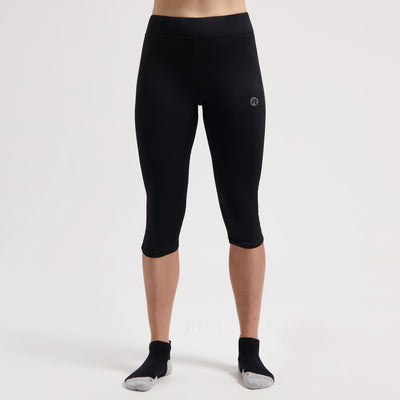 Rogelli Core Dreiviertel-Laufhose Damen – Schwarz – XS