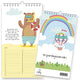 Majestätischer Geburtstagskalender mit Kinderreimen