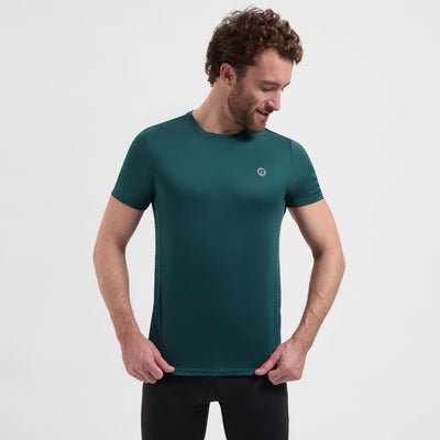 Rogelli Core Laufshirt Herren – Kurzarm – Blaugrün – L