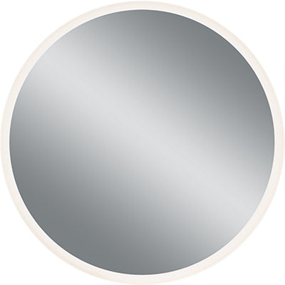 Trio LED-Badezimmerspiegel – Raro – 15 W – rund – 60 cm – Dip-Schalter – Spiegelglas