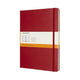Klassisches Moleskine-Notizbuch – extra groß – Hardcover – liniert – rot