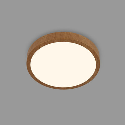 Briloner – LED-Deckenleuchte – Deckenleuchte mit Holzoptik – 3.000 K warmes Weißlicht – 16 W – ø28 cm