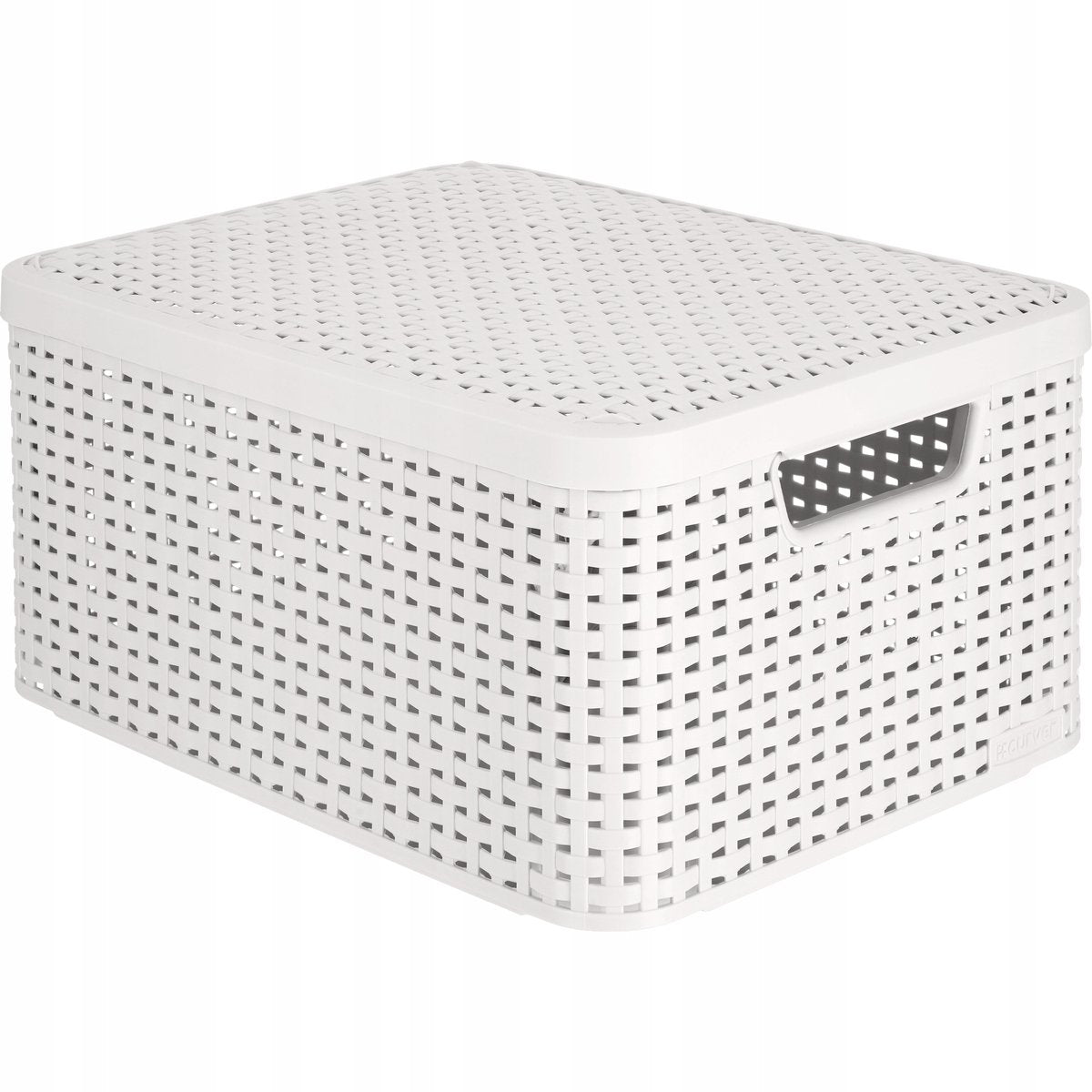 Curver Style-Serie – Aufbewahrungsbox mit Deckel – 18 l – hellgrau