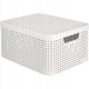Curver Style-Serie – Aufbewahrungsbox mit Deckel – 18 l – hellgrau