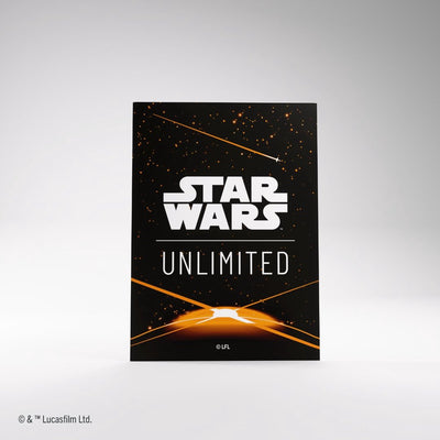 Gamegenic Star Wars Unlimited Art Sleeves Orange – Kartenhüllen für Star Wars: Unlimited –
