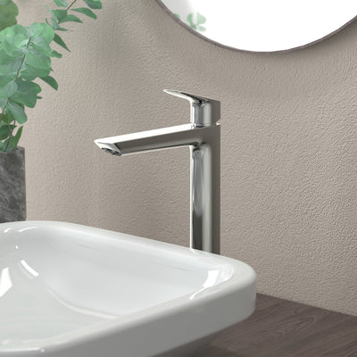 Hansgrohe Logis Fine – Waschtisch-Mischbatterie – ohne Ablaufgarnitur – 240 mm – Chrom