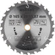 Wolfcraft - Kreissägeblatt 165 mm - 24 Zähne - 20 15,87 mm Bohrung - für Kreissäge - 6344000