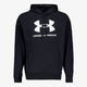 Under Armour UA Rival Fleece Logo HD-BLK Herren-Sporttrikot – Schwarz – Weiß