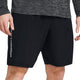 Under Armour Herren-Sporthose „UA Tech Woven Wordmark Short-Blk“ – Schwarz – Weiß