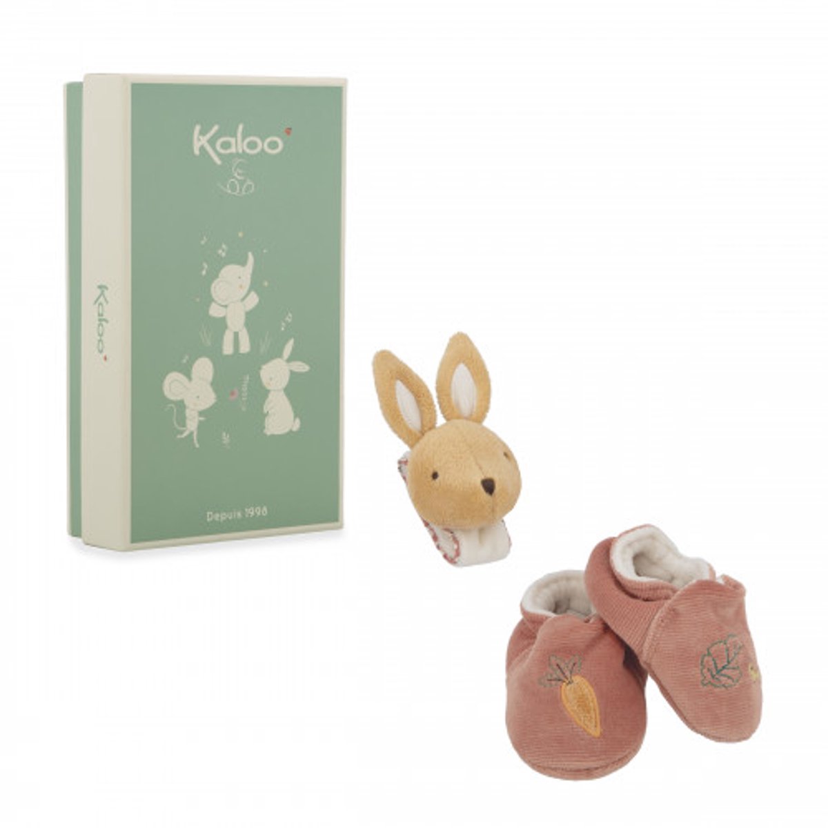 Kaloo - Baby-Geschenkset Hase – rosa