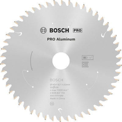 Bosch Pro Aluminium Akku-Sägeblatt für Kreissägen 140 x 1,6 x 20 ...