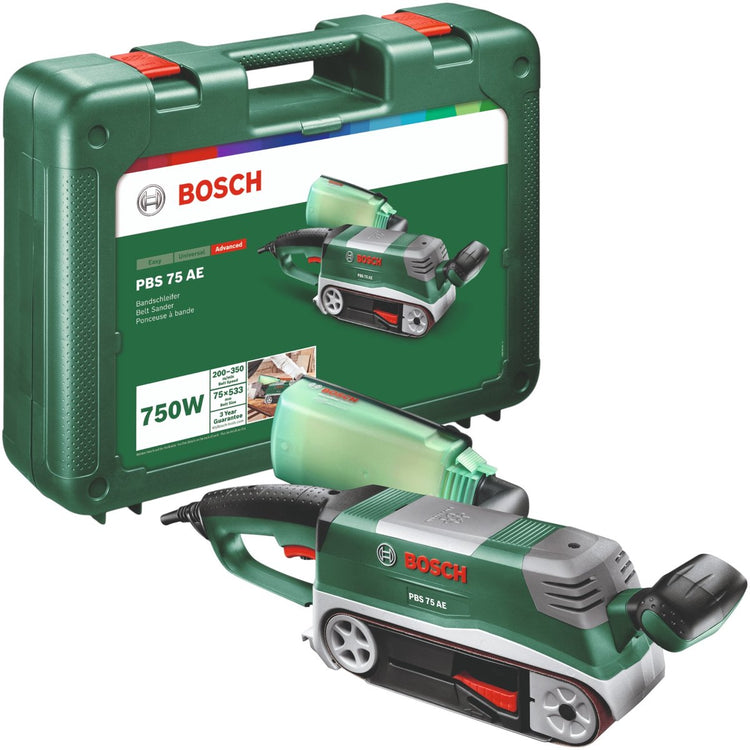 Bosch PBS 75 AE Bandschleifer – 750 W – 76 x 165 mm Schleiffläche