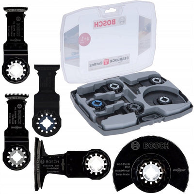 Bosch Starlock-Serie – Sägeblatt-Set – 5-teilig – für Metall und Holz